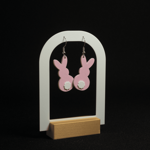 Cottontail Cuties | Dangling Bunny Earrings